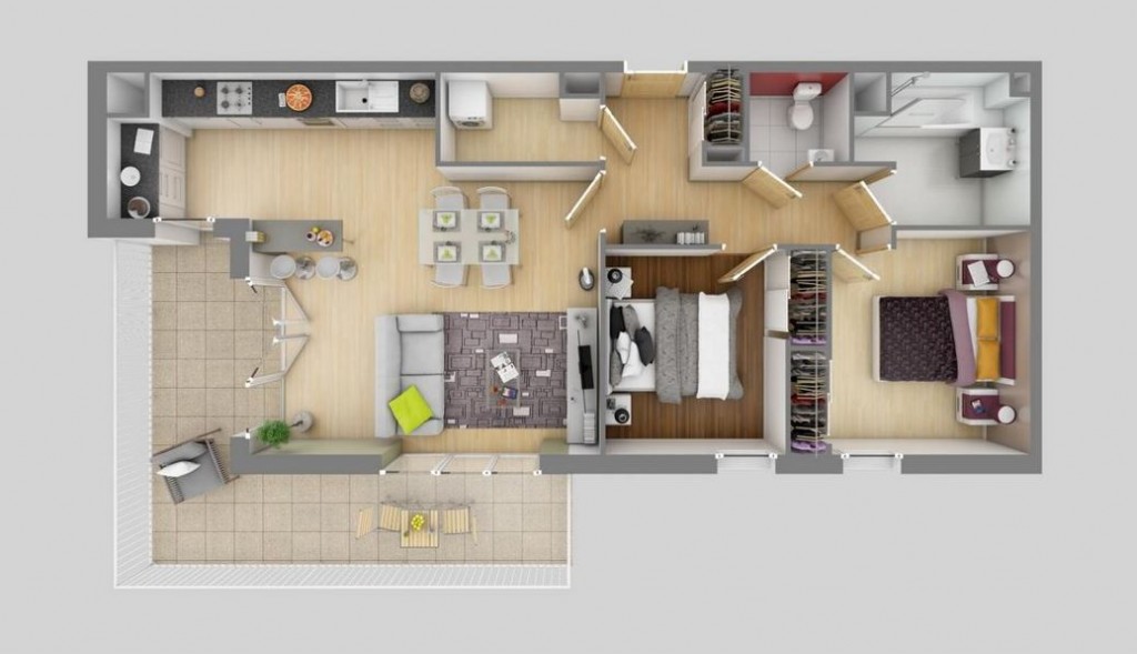 Plans 3D de maison